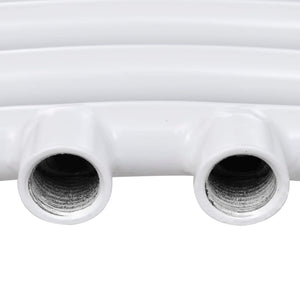 vidaXL Curved Bathroom Radiator Towel Rail 480x480 mm