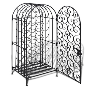 vidaXL Wine Rack for 35 Bottles Metal