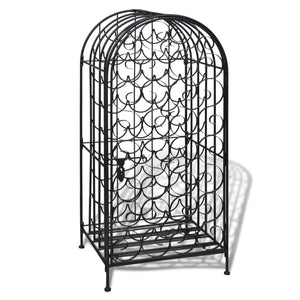vidaXL Wine Rack for 35 Bottles Metal