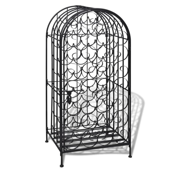 vidaXL Wine Rack for 35 Bottles Metal