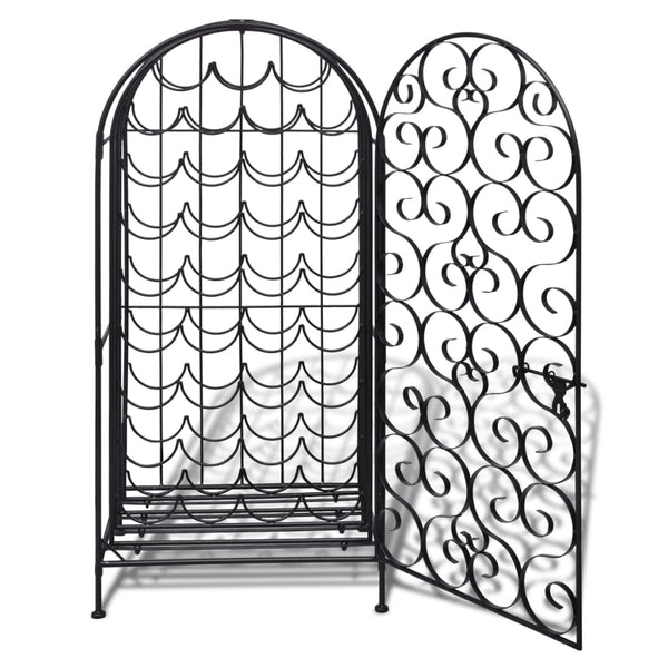vidaXL Wine Rack for 35 Bottles Metal
