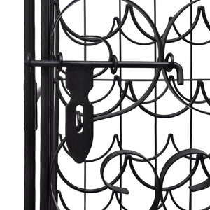 vidaXL Wine Rack for 35 Bottles Metal
