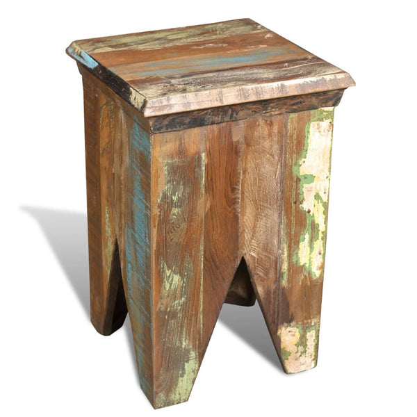 vidaXL Stool Reclaimed Solid Wood
