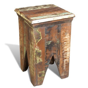 vidaXL Stool Reclaimed Solid Wood