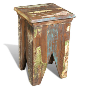 vidaXL Stool Reclaimed Solid Wood
