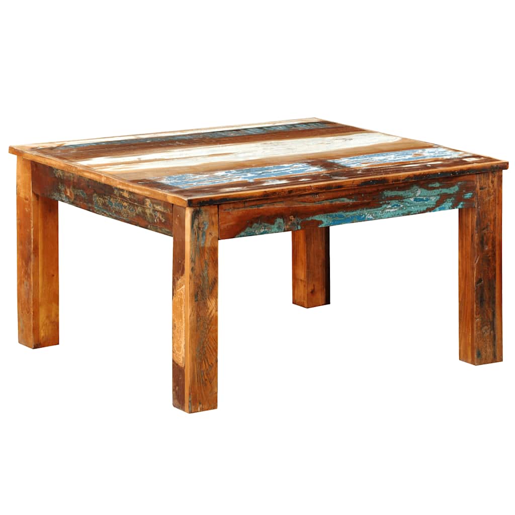vidaXL Square Coffee Table Reclaimed Wood