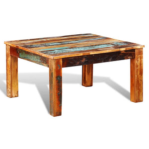 vidaXL Square Coffee Table Reclaimed Wood