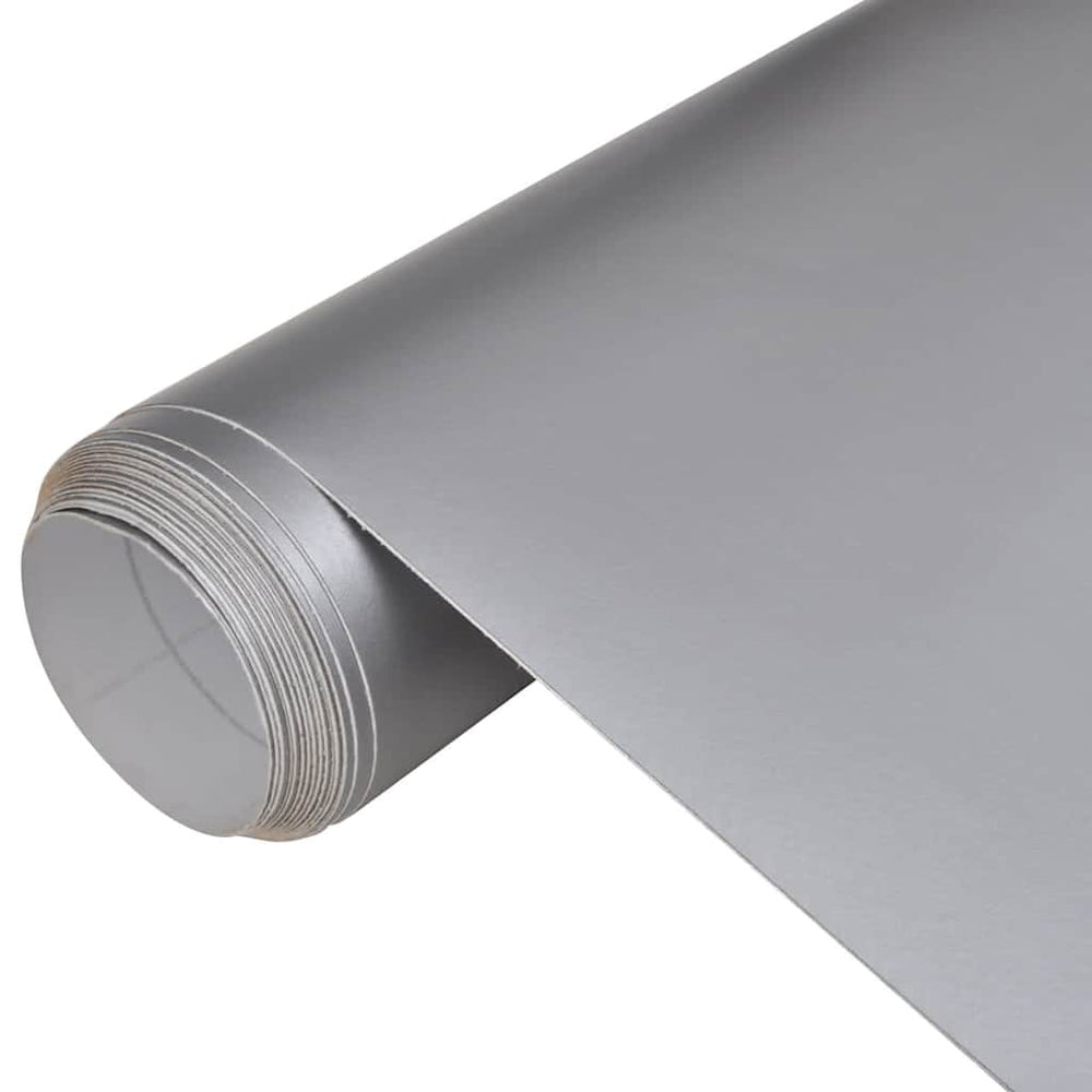 Car Wrap Matte Silver 200x152 cm Waterproof Bubble-Free