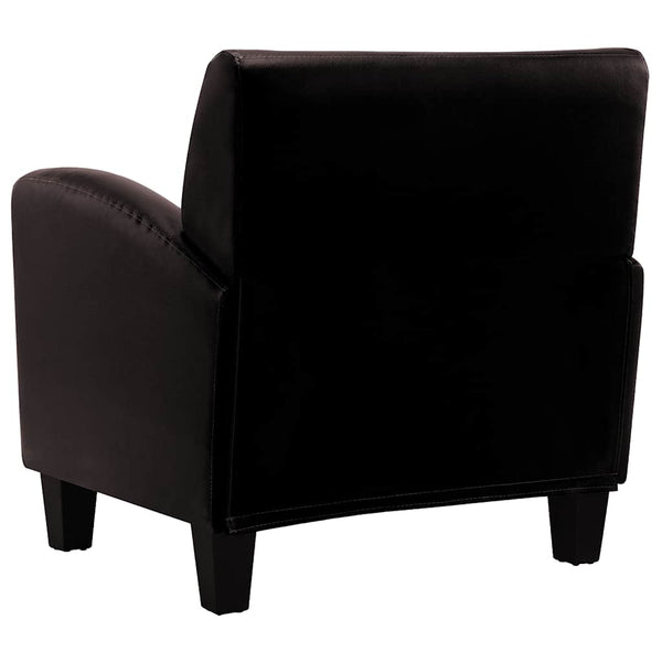 vidaXL Armchair Dark Brown Faux Leather