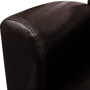 vidaXL Armchair Dark Brown Faux Leather