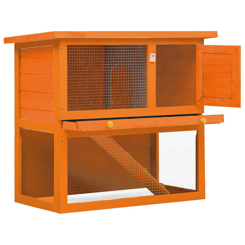 Rabbit Hutch Small Animal House Bunny Hutch 1 Door Wood