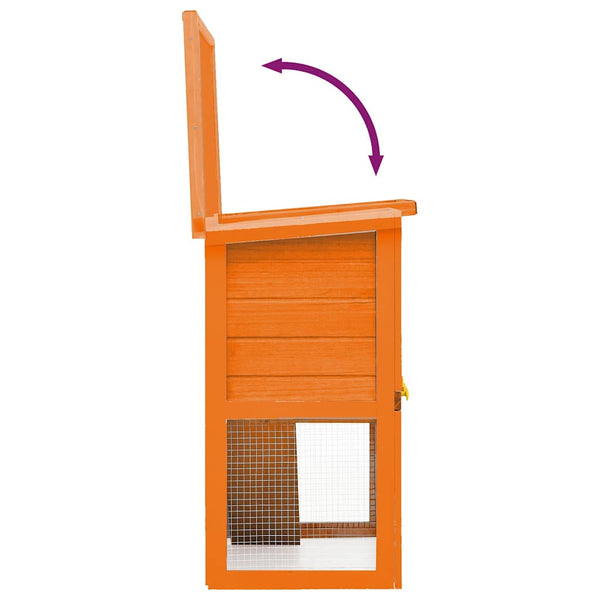 Rabbit Hutch Small Animal House Bunny Hutch 1 Door Wood