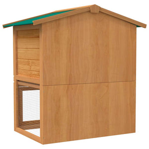 Rabbit Hutch Small Animal House Bunny Hutch 3 Doors Wood