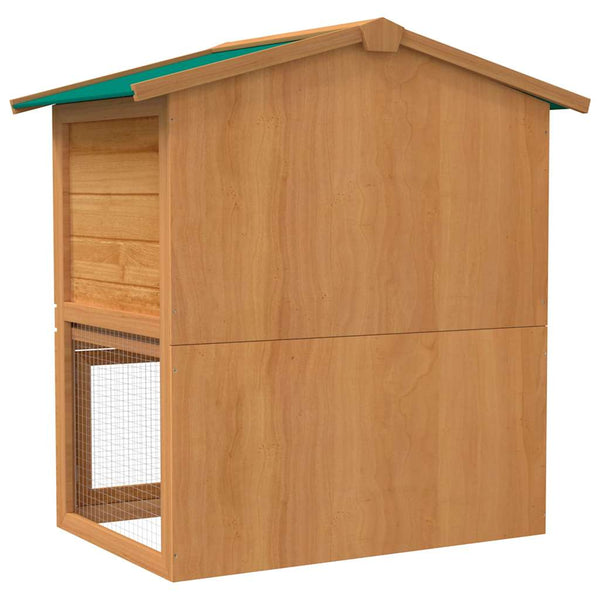 Rabbit Hutch Small Animal House Bunny Hutch 3 Doors Wood