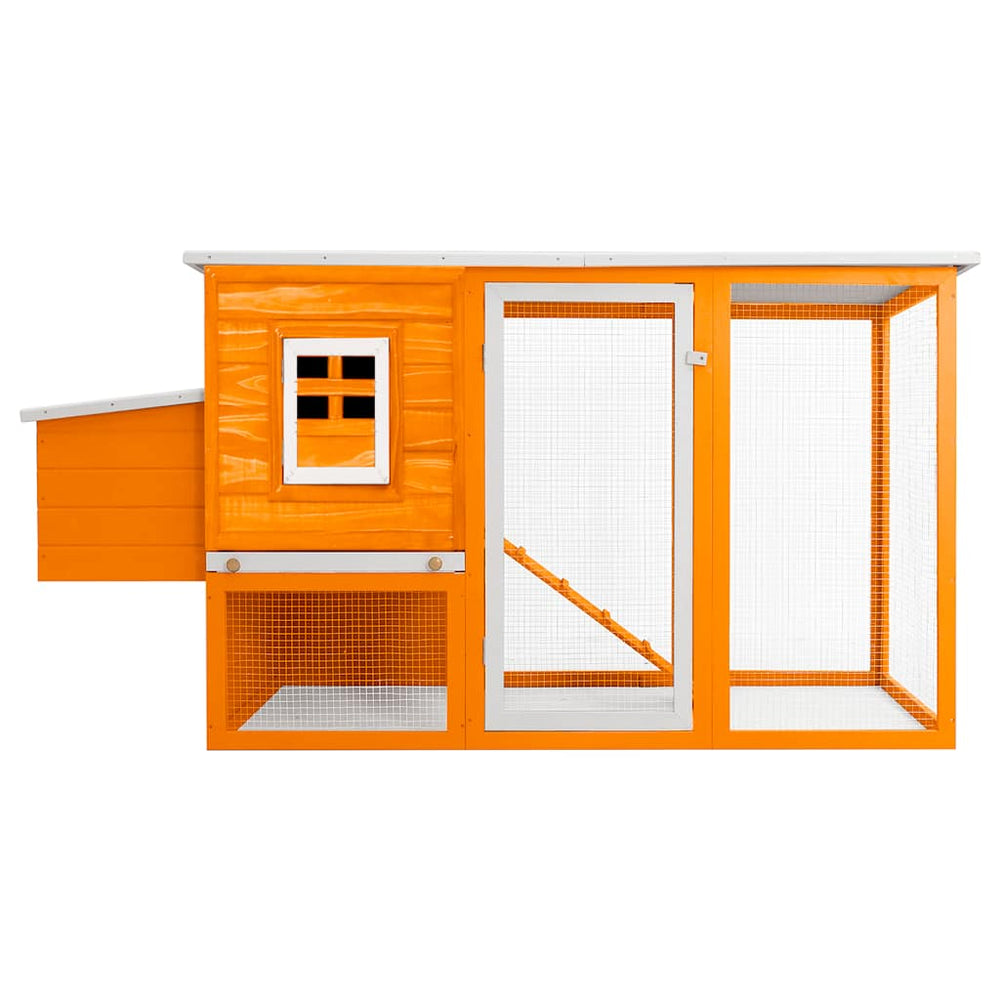 vidaXL Chicken Coop with 1 Nest Box Wood