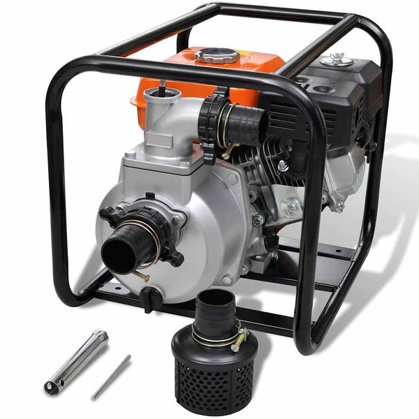 vidaXL Petrol Water Pump 80 mm Hose Connection 4800 W