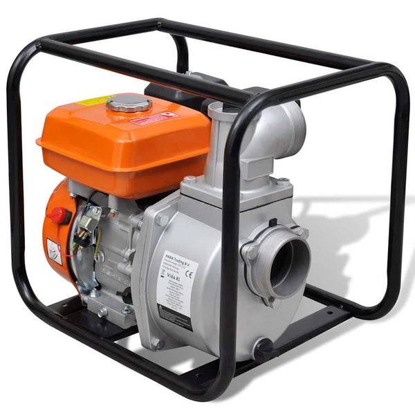 vidaXL Petrol Water Pump 80 mm Hose Connection 4800 W
