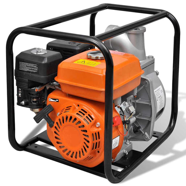 vidaXL Petrol Water Pump 80 mm Hose Connection 4800 W