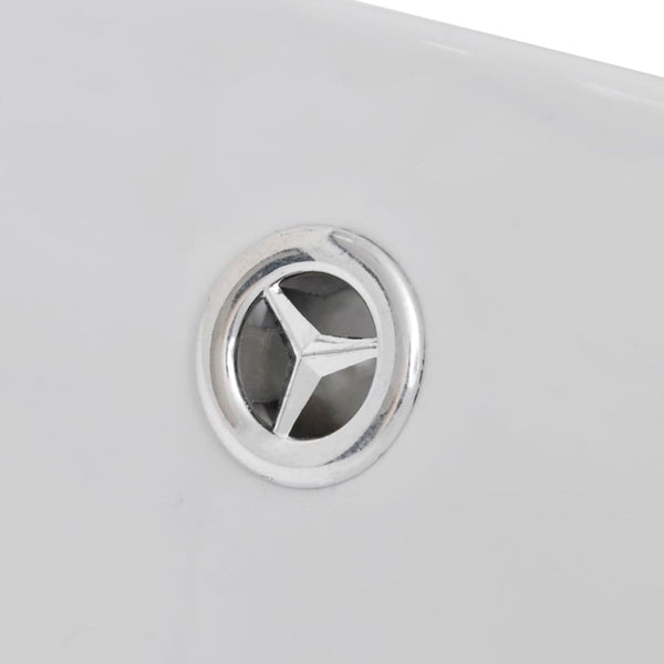 Ceramic Washbasin Ceramic Sinks Overflow Oval 59 x 38.5 cm