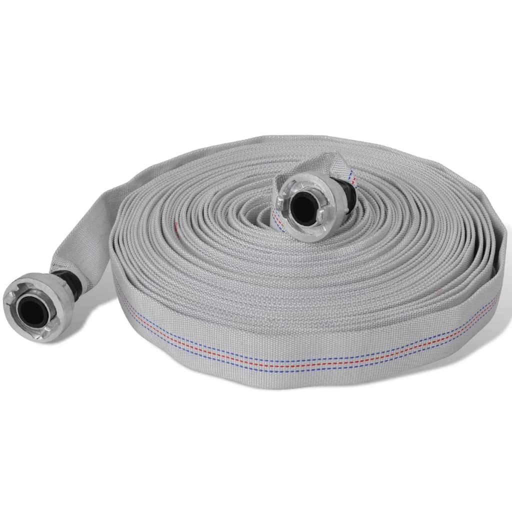 vidaXL Fire Hose Flat Hose 20 m D-Storz Couplings 1 Inch