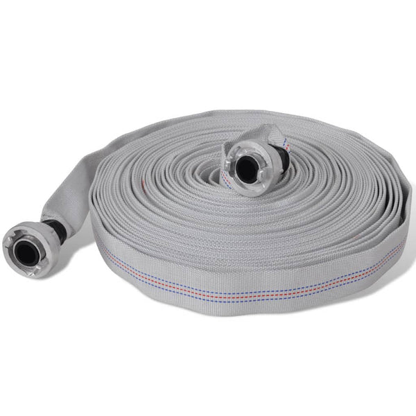 vidaXL Fire Hose Flat Hose 30 m D-Storz Couplings 1 Inch