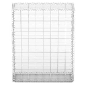 vidaXL Gabion Stone Basket with Lids Galvanized Wire 100x80x30 cm