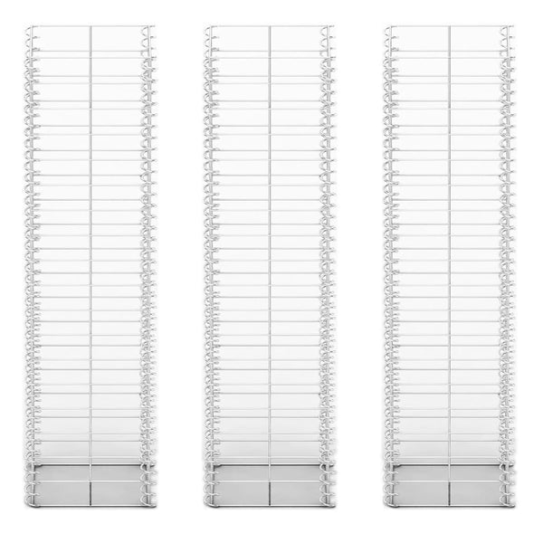 vidaXL Gabion Set 3-Piece Galvanized Wire 25x25x100 cm
