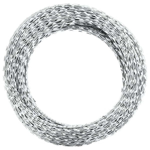 vidaXL Concertina Barbed Wire Razor Wire Galvanised Steel 60 m