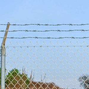 vidaXL Barbed Wire Green 100 m