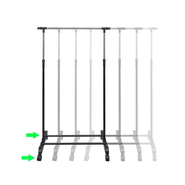 vidaXL Adjustable Garment Racks 2 pcs. 1 Clothes Rail