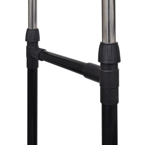 vidaXL Adjustable Clothes Rails 2 pcs 2 Garment Rods