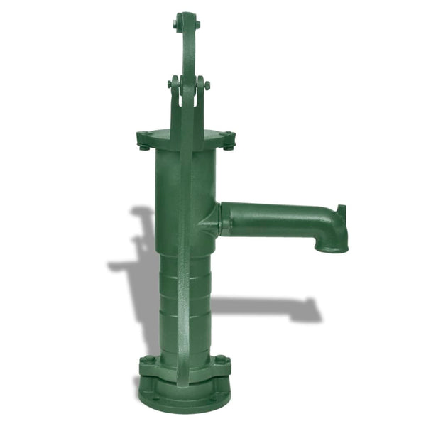 vidaXL Hand Water Pump with Stand Cast Iron