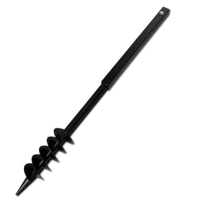 Drill Bit with Handle 80 mm Double Spiral Black