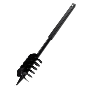 Drill Bit with Handle, 120 mm, Double Spiral, Black