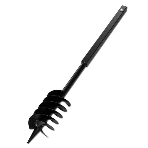 Drill Bit with Handle, 120 mm, Double Spiral, Black