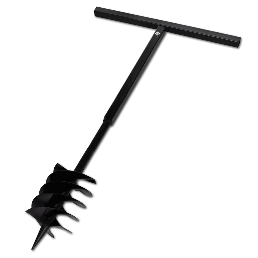 Drill Bit with Handle 180 mm Double Spiral Black