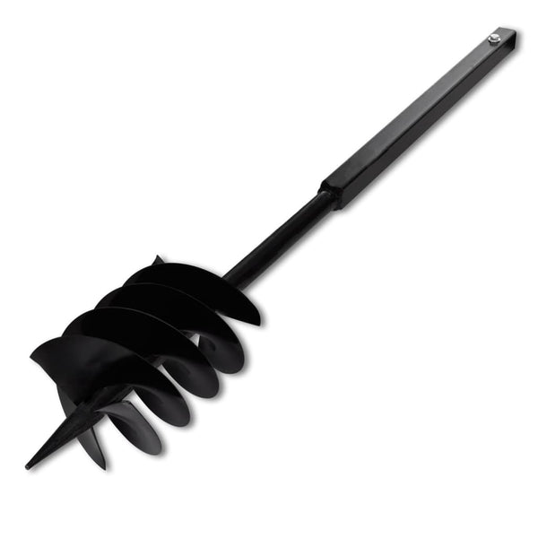 Drill Bit with Handle 180 mm Double Spiral Black