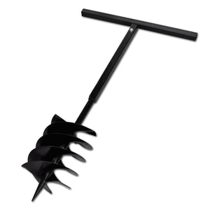 Drill Bit with Handle 200 mm Double Spiral Black