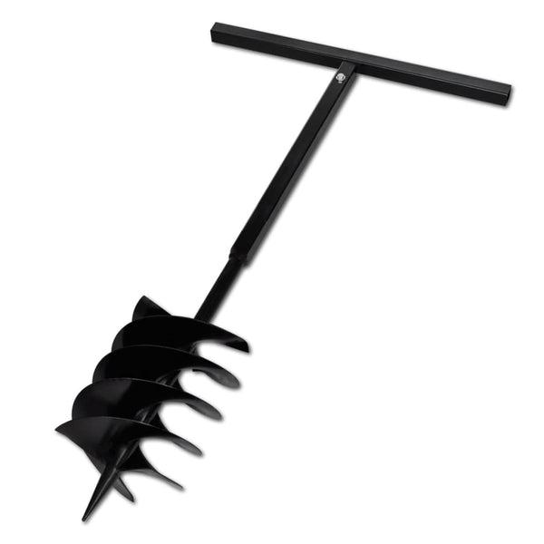 Drill Bit with Handle 200 mm Double Spiral Black