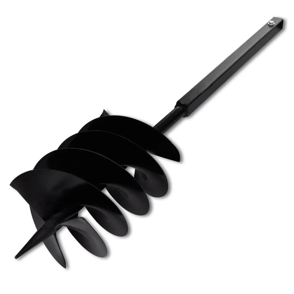 Drill Bit with Handle 200 mm Double Spiral Black