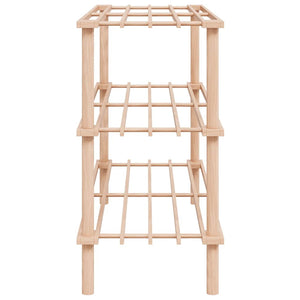 vidaXL 3-Tier Shoe Racks 2 pcs Solid Fir Wood