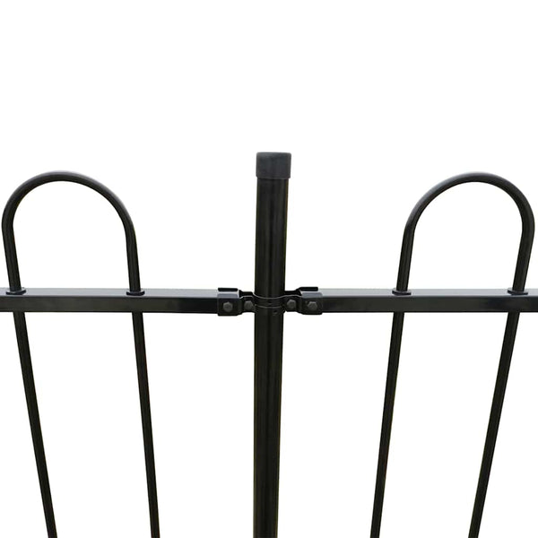 vidaXL Fence 600 x 150 cm Powder-Coated Steel