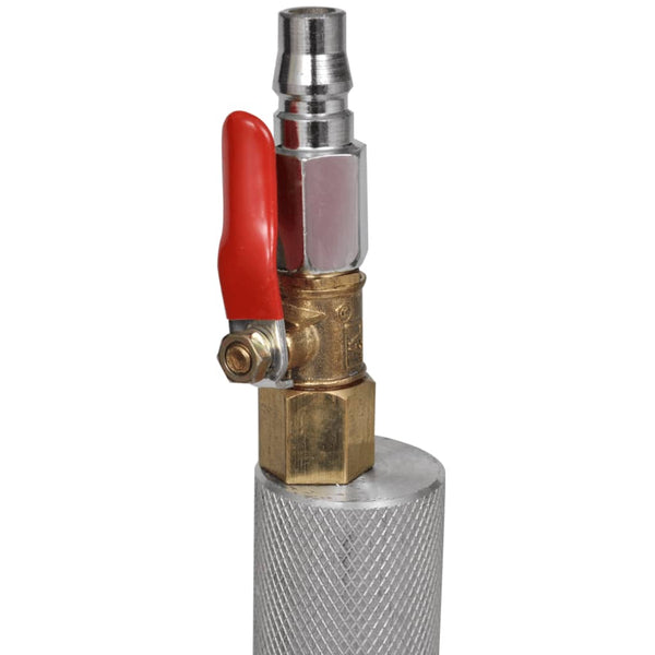 Pneumatic articulated shaft air extraction with slide hammer