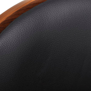 vidaXL Bentwood and Faux Leather Bar Stools