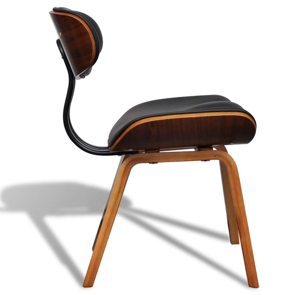 vidaXL Dining Chairs 2 pcs Bentwood and Faux Leather