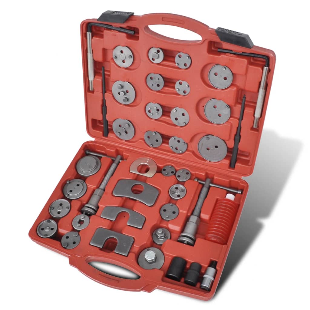 Brake caliper wind-back tool kit, 40-piece