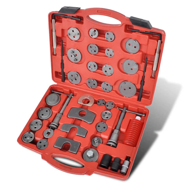 Brake caliper wind-back tool kit, 40-piece