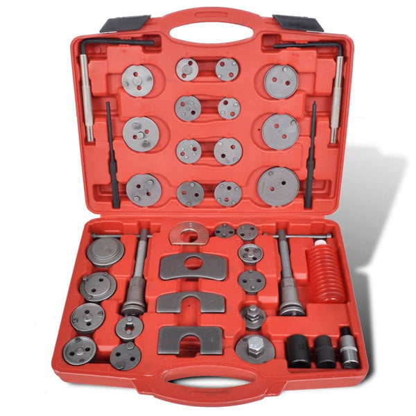 Brake caliper wind-back tool kit, 40-piece