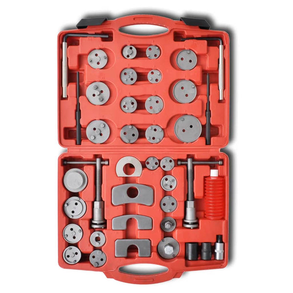 Brake caliper wind-back tool kit, 40-piece