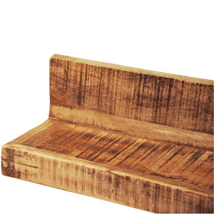 vidaXL Wall Shelves 2 pcs. Solid Wood